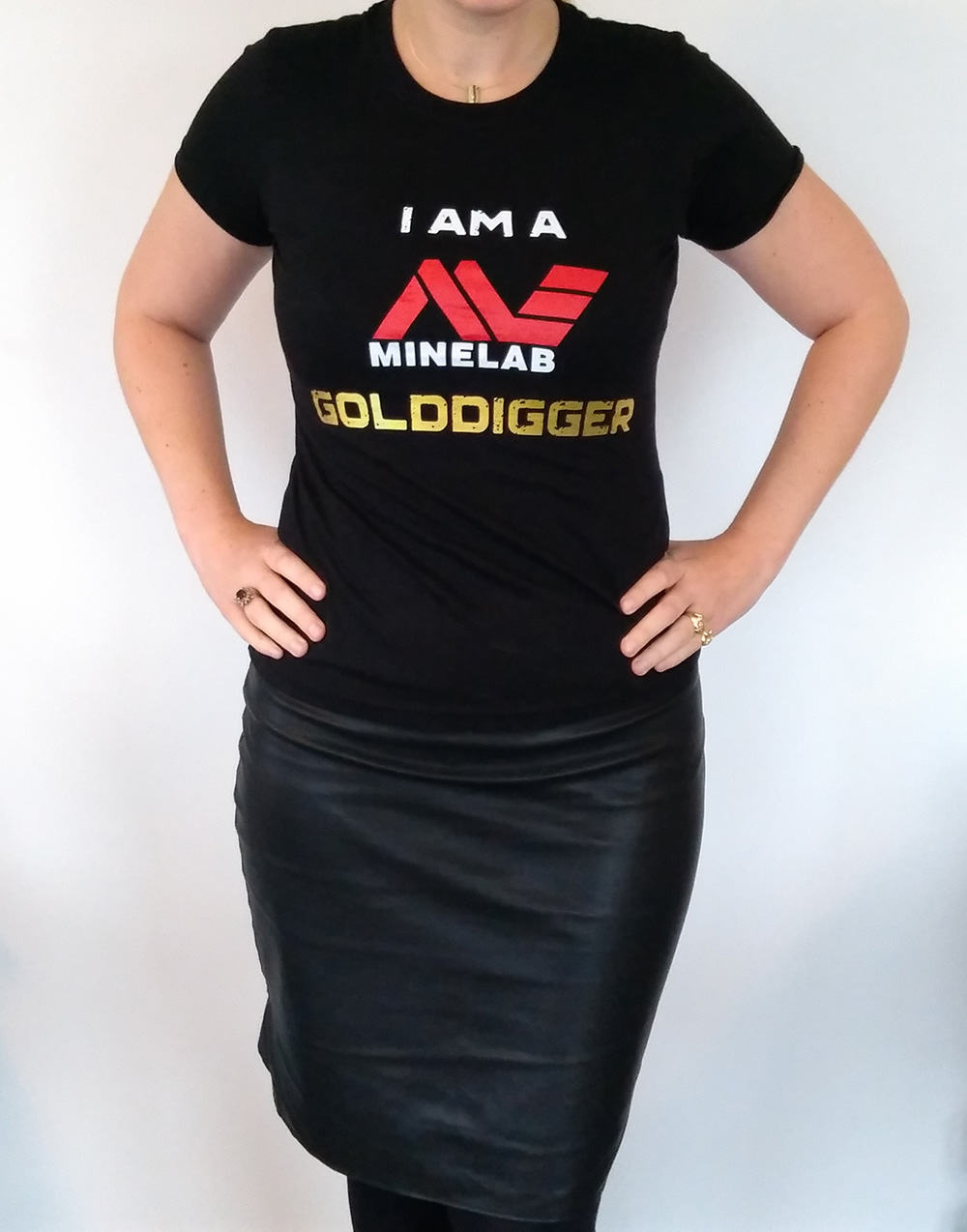 I am a Minelab Golddigger T-Shirt Damen