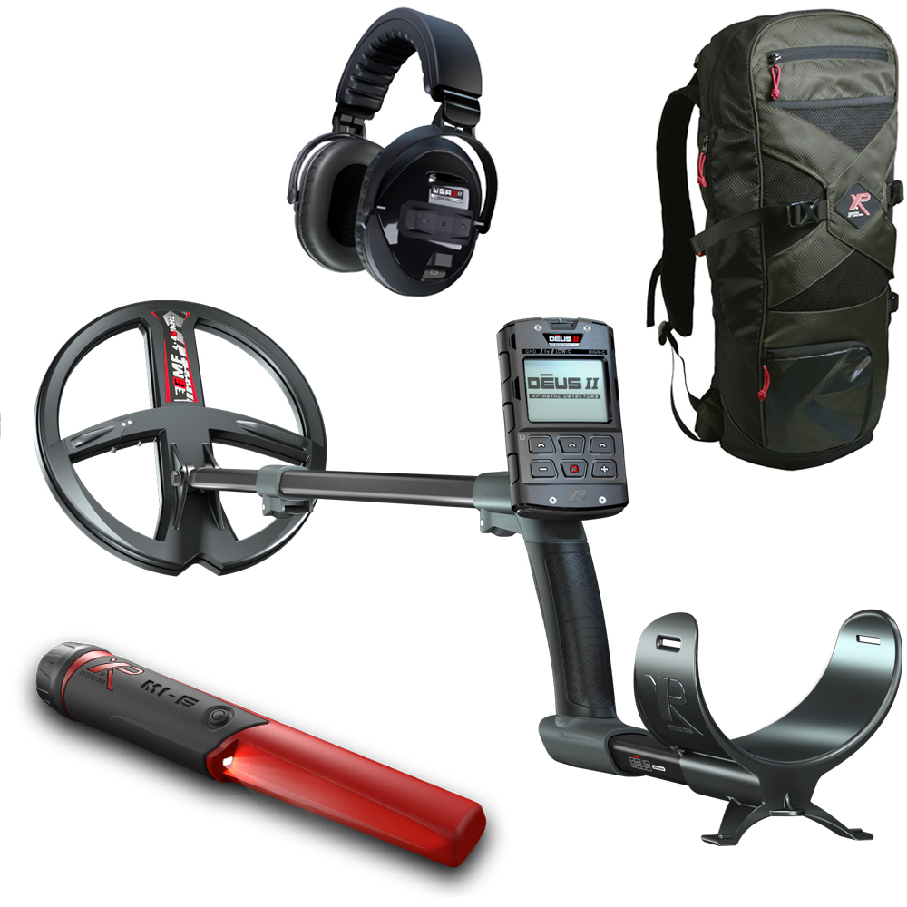 XP DEUS 2 22 FMF RC WSA 2 XL mit gratis MI-6 Pinpointer und XP 240 Rucksack XP DEUS 2 22 FMF RC WSA 2 XL mit gratis MI-6 Pinpointer und XP 240 Rucksack