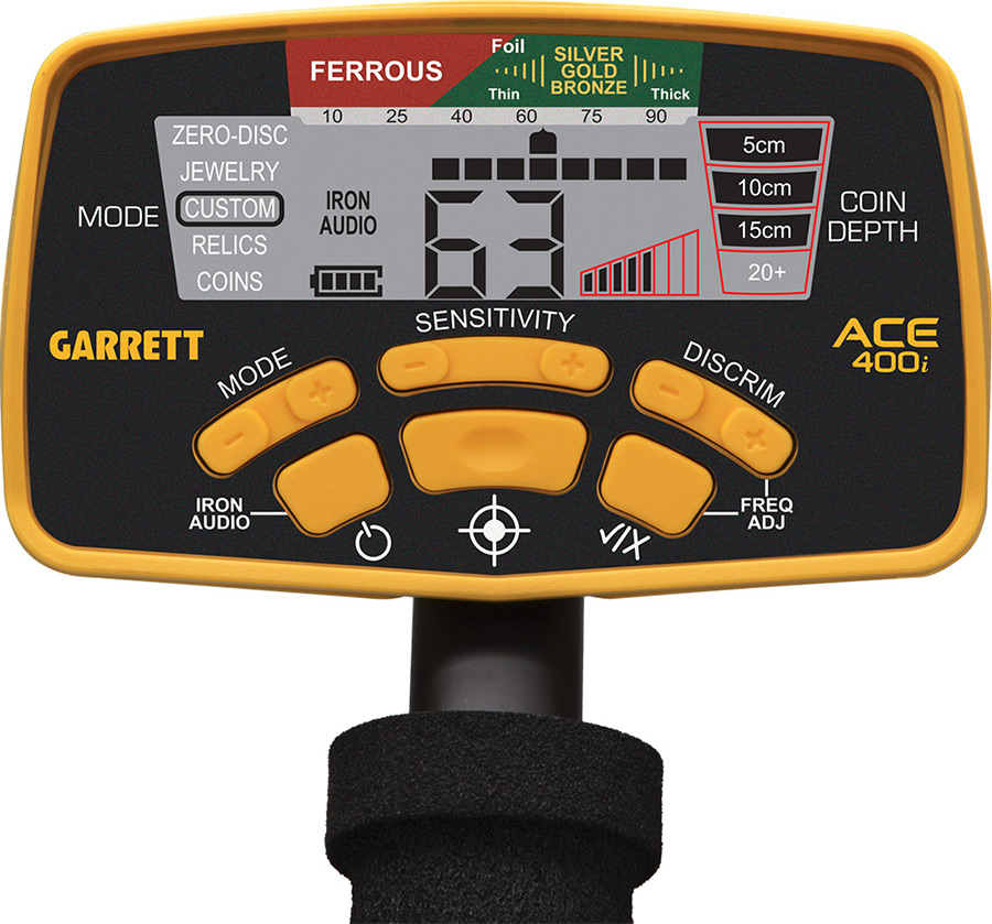 Garrett Ace 400i Metalldetektor + Pro-Pointer AT Pinpointer